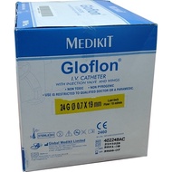 IV CANNULA 24G YELLOW 19MM 100 PCS/BOX