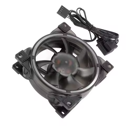 LED Lighting 800-2500RPM 80mm PWM ARGB Case Fan 7 Blades 5V PWM PC Case Fan ARGB Case Fan Radiator
