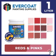 paint ☆Davies Paints Sun &amp; Rain 1-Liter (Reds &amp; Pinks)❅