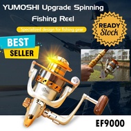 Reel Gulungan EF9000 Pancing Spinning Reel 12 Ball Bearing Katrol Alat Pancing Ikan Laut Sungai Fish