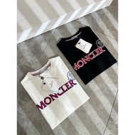 Moncler2026 Moncler 2026 Classic Round Neck Short-Sleeved T-Shirt Men Women Sports Short-Sleeved Str