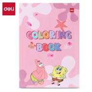 Deli Colouring Hobby Doddle Picture Colourful Painting Book (210 x 180mm/250m x 176mm x 12 Sheets)