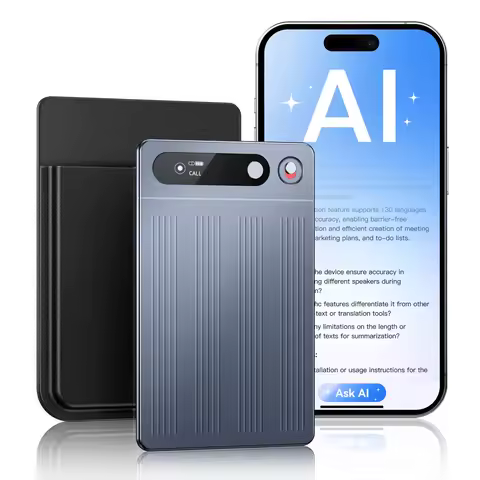 AI Voice Recorder with App Control Utilizing Advanced AI for Transcription And Summarization Portabl