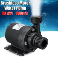 hoxt342 Ultra Quiet Mini DC 12V 19W 800L/H Brushless Motor Submersible Aquarium Water Pump Pond Foun