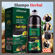 Hair Shampoo Rambut Herbal Instan Untuk Menghitamkan Uban Permanen Original 500 Ml