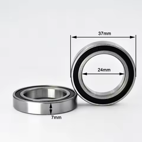 Hybrid Ceramic 24377 2RS Bearing 24x37x7 mm MR24377 RS Silicon Nitride 24mm Inner Diameter Bike Bicy