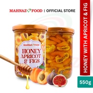 Mahnaz Food Honey With Apricot & Fig | Infused Fruit Honey 蜂蜜杏桃無花果蜜 Madu Buah Tin & Aprikot