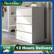 ∽ ◬ ∱ 4Tiers Drawer Chest Drawer Cabinet Drawer Cabinet Durabox Cabinet Drawer Zooey Wooden Drawer