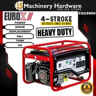 EUROX EGU3800 3000W/3.0KW Portable Petrol Generator - Heavy Duty - 6 Months Local Warranty -