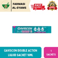 GAVISCON DOUBLE ACTION LIQUID SACHET (1 SACHET)