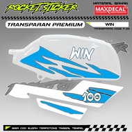WIN Striping WIN Sticker Variation WIN UV TRANSPARENT CODE F.23 PREMIUM MAXDECAL MATERIAL