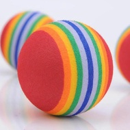 Combo 2 Soft balls 3.5cm Rainbow toy for Pets - JML SHOP