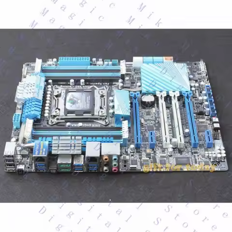 UU Original FOR ASUS P9X79 DELUXE Intel X79 Motherboard LGA 2011 DDR3 USB 3.0 ATX