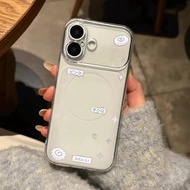 Light Gray Line Cartoon for iPhone17ProRoadax 16 Personality 15 Simple 14 Colors