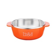 b&h 兒童不銹鋼防燙雙耳保溫碗(大)