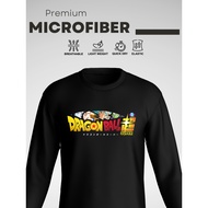 MICROFIBER DRAGON BALL jersey baju pancing muslimah motor sport man long sleeves tshirt lelaki jersi