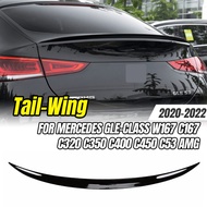 For Mercedes GLE-Class W167 C167 C320 C350 C400 C450 C53 AMG 2020-2022 ABS Coupe Ducktail Rear Trunk