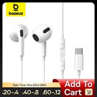 Baseus H17 3.5mm Wired Earphone with Microphone Wire-controlled in-ear Headphone For Music Sport In 