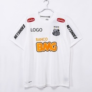 AAA+（Retro football jersey）2012/13 Santos  Home  Jersey Short Sleeve Men's T-shirt Customized tops