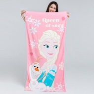 【ONEDER旺達】Disney迪士尼冰雪奇緣大浴巾 Frozen艾莎雪寶浴巾