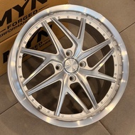 [1SET] RIZALTADO MESH 2 15x6.5JJ / 15X7JJ / 17X7JJ ET40 4H100 - HYPER BLACK ML, SILVER MF/ML