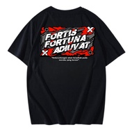 Kaos Distro Fortis Fortuna Adiuvat  Baju Distro Premium Pria Dan Wanita Cotton Combed 24s S-5XL-910