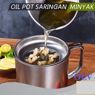 1 liter & 1.3 liter filter Used Oil Pot Filter Vegetable Oil Container/