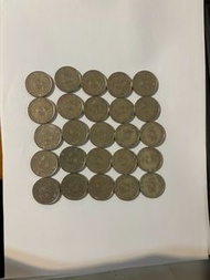 香港硬幣 五元 英女皇頭 $5 (25個)