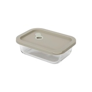 Dr.HOWS Doctor House Modam Heat-Resistant Glass Storage Container Canister Rectangular with Silicone