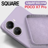 POCO X7 Pro 2025 Square Liquid Soft Casing For POCO X7 Pro 5G X7Pro PocoX7Pro PocoX7 7XPro X 7 Pro 4