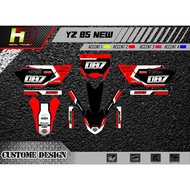 DECAL BEBEK TRAL YZ NEW 85 DECAL YZ STRIPING YZ STICKER YZ NEW 85 01