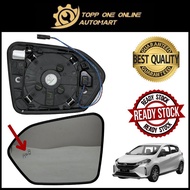 ORIGINAL MYVI D20N 2022-2025Y SIDE MIRROR GLASS WITH BSM