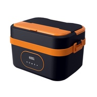 Cordless Electric Lunch Box Rechargeable Portable Self-Heating Lunch Box Food Warmer 1.5L Container 