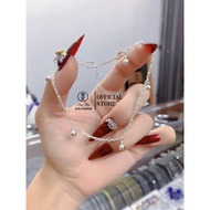 Silver bell twist anklet HHJ