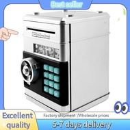 E7G-Cartoon Electronic  Password Piggy Bank Cash Coin Can Auto Scroll Paper Money Saving Box Gift Fo