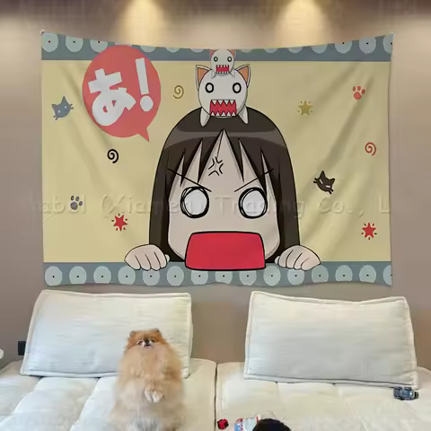 Azumanga Daioh Osaka Ayumu Banner Art Printing Japanese Wall Flag Anime Wall Hanging Home Decor