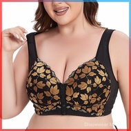 Size A-G Cup 36-52 Oversized Bra Wireless Vest Style Phnom Penh Lace Front Buckle Underwear Sexy Bra