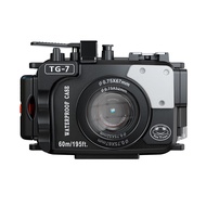 Mcoplus WP-TG7 60m/195ft Underwater Diving Waterproof Housing Case for Olympus TG7 TG-7 Camera