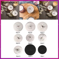 [Sharprepublic] Candle Toppers Candle Jar Cover Decorative Dustproof Cover Wind Protection Jar Candl
