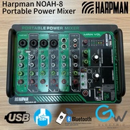 Harpman NOAH-8 DC 19V 4A 4 Channels 200W Portable Power Mixer With Rechargeable Battery, Type C Port