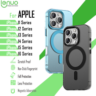 Lenuo Ốp kẹo cho iPhone 15 14 12 11 Pro Max 14 15 Plus Ốp lưng từ tính Ốp lưng TPU + Chất liệu nhựa