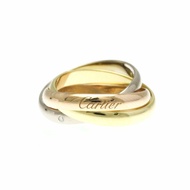 卡地亞 Trinity De Cartier 5P 鑽石戒指 玫瑰金（18K）、白金（18K）、黃金（18K）時尚鑽石戒指 黃金