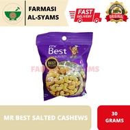 MR BEST SALTED CASHEWS 30G