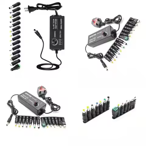 F62C Universal Adapters for 3V to 24V Household Electronics Adapters