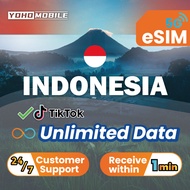 [Yoho] Indonesia eSIM Unlimited | Great Value Unlimited Data | 5G Ultra-Fast Speed | Yoho Mobile Off