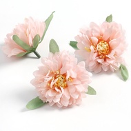1pc 6.5cm Peony Rose Artificial Flower Head for Home Wedding Cake Garden Decoration DIY Bride Wreath
