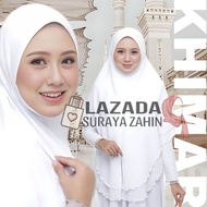 Khimar Haji Umrah / Khimar Labuh 2 Layer Awning Scuba / Tudung Labuh / Handsock Cotton / Niqab