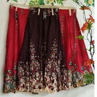 Long skirt with floral motif for 8470 EJE