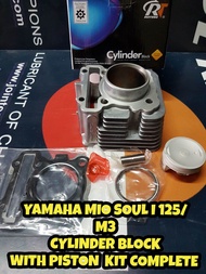 Yamaha Mio Soul i 125 / Yamaha M3 CYLINDER BLOCK COMPLETE WITH PISTON KIT and TOP GASKET