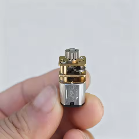 Micro N10 Full Metal Gear Motor DC 3V-6V 3.7V 40RPM Slow Speed Mini All Metal Gearbox Motor 17T Teet